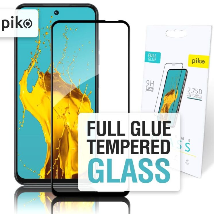Защитное стекло Piko Full Glue для TECNO Spark Go 1 - Black: фото 1 из 5