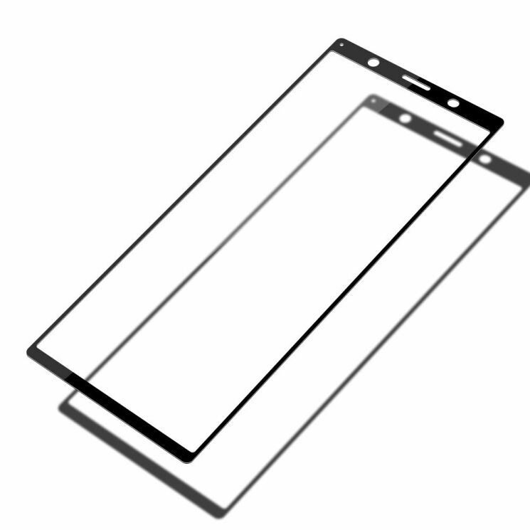 Защитное стекло PINWUYO Full Glue Cover для Sony Xperia 5 - Black: фото 3 из 12
