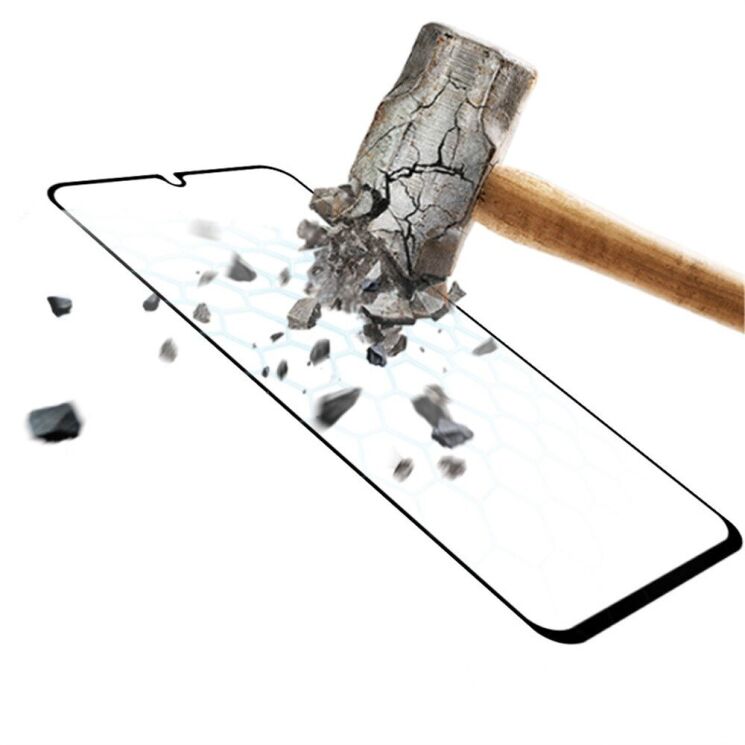 Защитное стекло RURIHAI Full Glue Screen Protect для Samsung Galaxy A06 (A065) - Black: фото 4 из 5