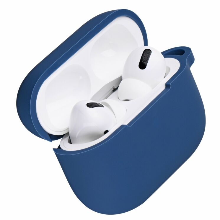 Захисний чохол 2E Pure Color Silicone (2.5mm) для Apple AirPods Pro - Navy: фото 2 з 4