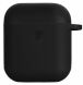 Захисний чохол 2E Pure Color Silicone (3mm) для Apple AirPods 1 / 2 - Black (204513B). Фото 2 з 3
