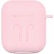 Захисний чохол 2E Pure Color Silicone Imprint (3.0mm) для AirPods 1 / 2 - Light Pink (204533LP). Фото 2 з 3