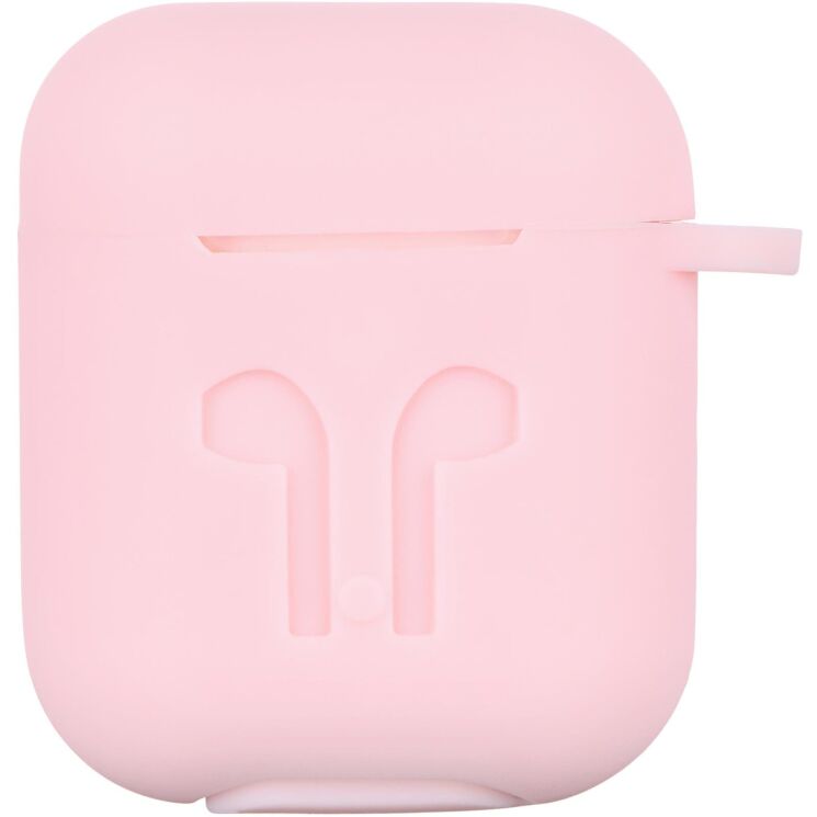 Захисний чохол 2E Pure Color Silicone Imprint (3.0mm) для AirPods 1 / 2 - Light Pink: фото 2 з 3