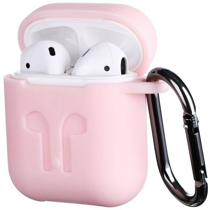 Захисний чохол 2E Pure Color Silicone Imprint (3.0mm) для AirPods 1 / 2 - Light Pink: фото 1 з 3