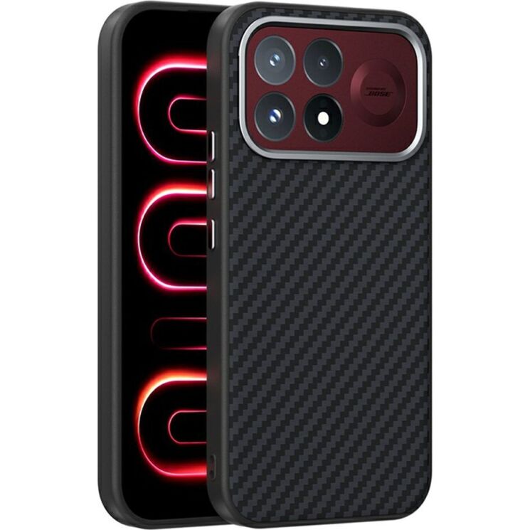 Защитный чехол ABEEL Carbon Fiber Case (FP) для Xiaomi Poco F9 Pro - Black: фото 1 из 8