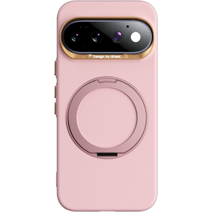 Защитный чехол ABEEL Silk Ring Magnetic для Google Pixel 11 / 11 Pro - Light Pink: фото 1 из 7