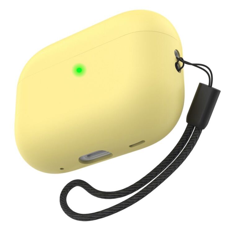 Захисний чохол AHASTYLE Silicone Case для Apple AirPods Pro 2 - Yellow: фото 1 з 7