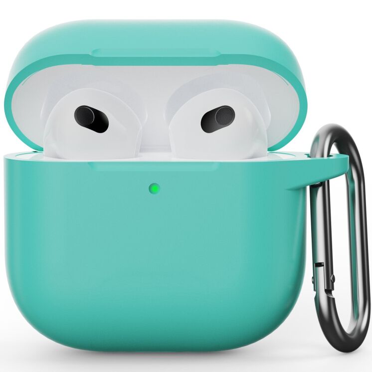 Защитный чехол ArmorStandart Hang Case для Apple AirPods 4 - Mint Green: фото 1 из 2