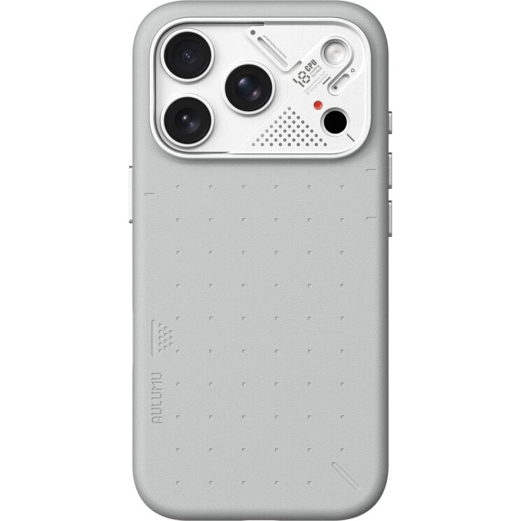 Захисний чохол AULUMU Particle Vegan Leather Case для iPhone 18 Pro / 17 Pro - Grey: фото 1 з 7