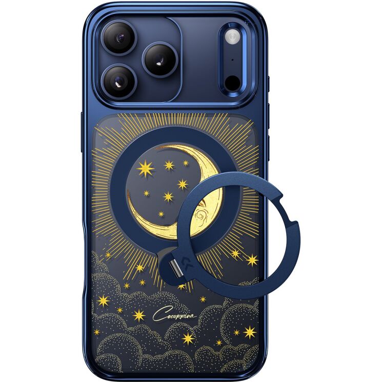 Захисний чохол CASEKOO Tarot Series для iPhone 17 Pro - Tarot Blue Moon: фото 2 з 9