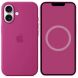 Защитный чехол Copiex Silicone Case with MagSafe для Apple iPhone 16 - Fuchsia (366420V). Фото 1 из 4