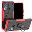 Защитный чехол Deexe Armor Bear для Infinix Hot 11s (X6812) - Red (302314R)