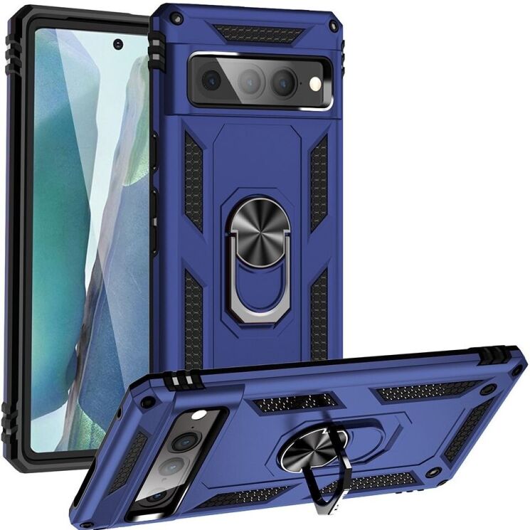 Защитный чехол Deexe Armor Case для Google Pixel 7 Pro - Blue: фото 1 из 7