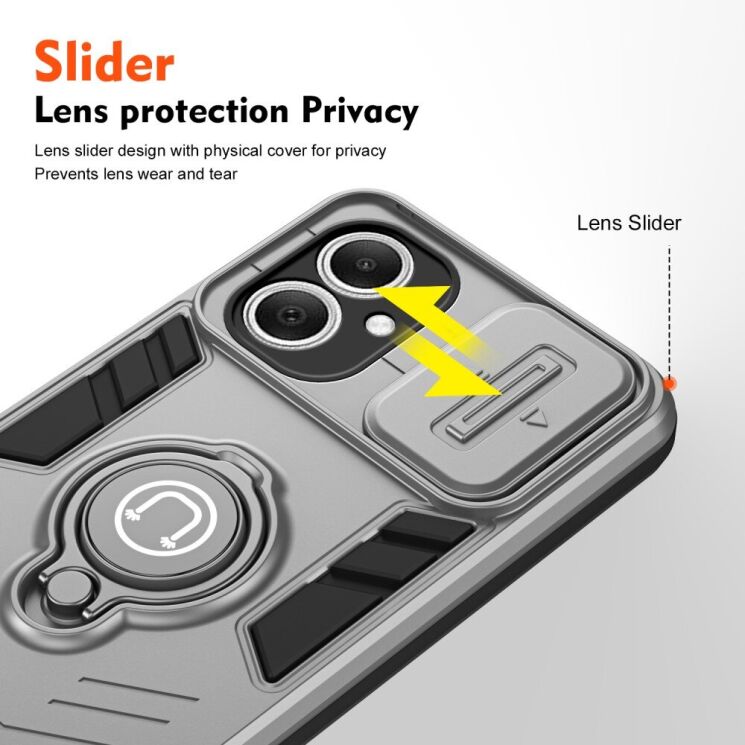 Защитный чехол Deexe Armor MagShield для Samsung Galaxy A06 (A065) - Blue: фото 3 из 7