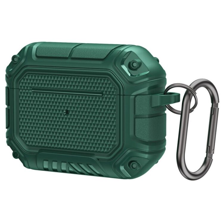 Защитный чехол Deexe Armor Shell для Apple AirPods Pro - Green: фото 1 из 9