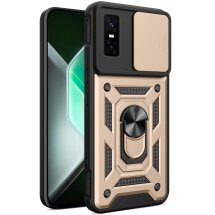 Защитный чехол Deexe Armor Shield для Infinix GT 30 Pro - Gold: фото 1 из 9