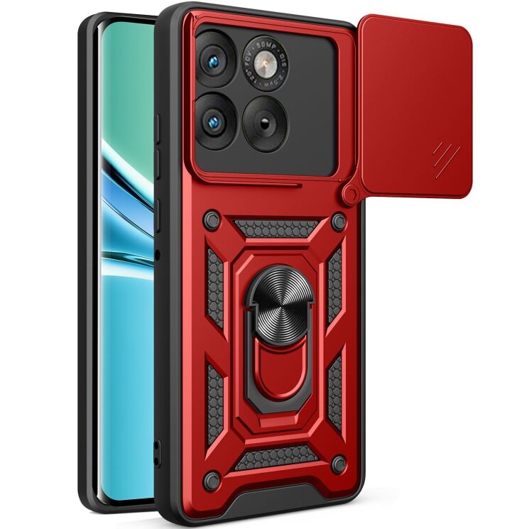 Захисний чохол Deexe Armor Shield для Motorola Edge 70 - Red: фото 1 з 10