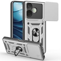 Защитный чехол Deexe Armor Shield для OPPO A5 Pro (4G/5G) - Silver: фото 1 из 8