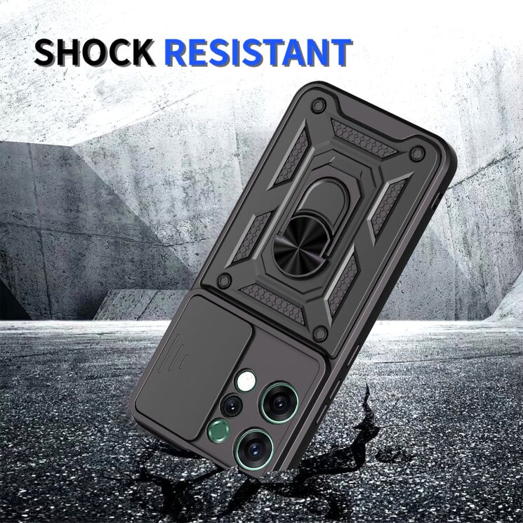Защитный чехол Deexe Armor Shield для OPPO Reno 14 5G - Black: фото 6 из 9