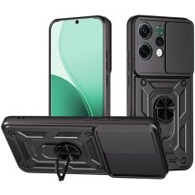Захисний чохол Deexe Armor Shield для OPPO Reno 14 5G - Black: фото 1 з 9