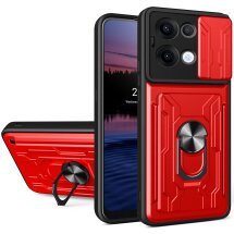 Защитный чехол Deexe Armor Slider для OPPO Reno 13 5G - Red: фото 1 из 9