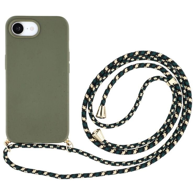 Захисний чохол Deexe Astra Case для Apple iPhone 16e - Army Green: фото 1 з 6