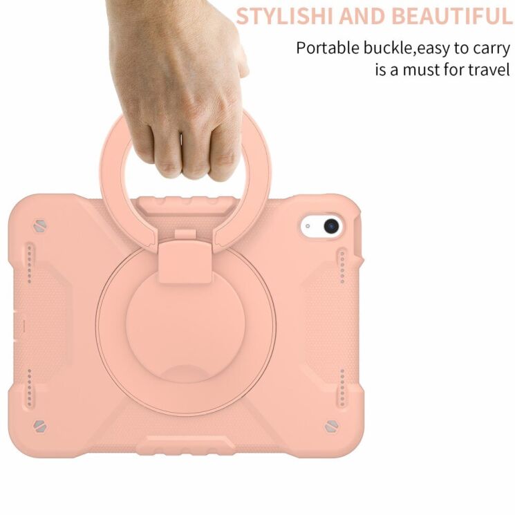 Защитный чехол Deexe Battle Case для Apple iPad 10.9 (2022) / iPad 11 (2025) - Black: фото 9 из 11