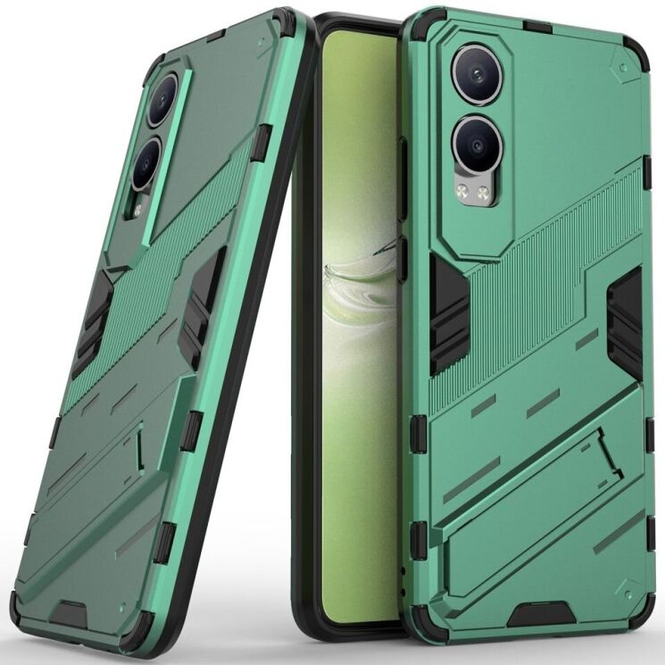 Защитный чехол Deexe Bibercas для OnePlus Nord CE 4 Lite - Green: фото 1 из 8