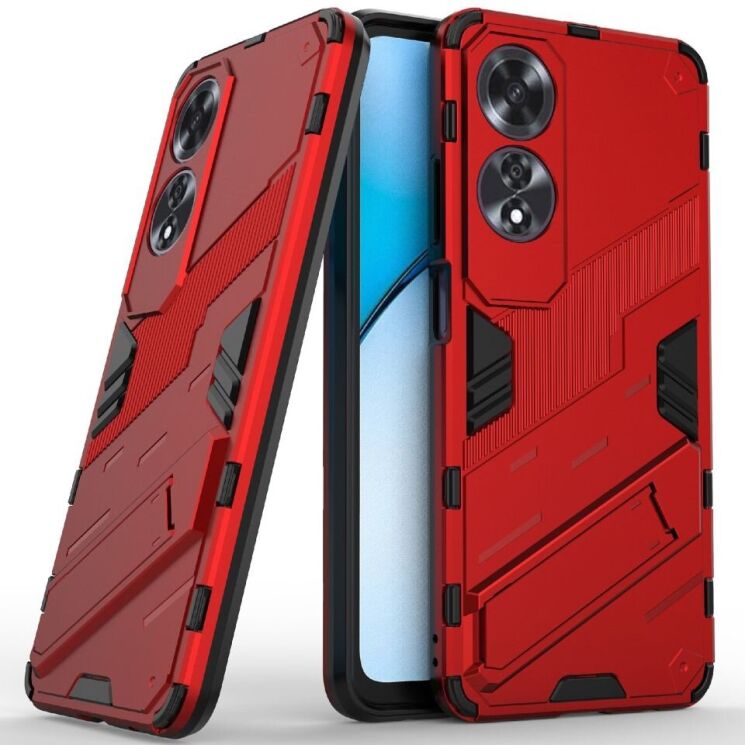 Защитный чехол Deexe Bibercas для OPPO A60 - Red: фото 1 из 8