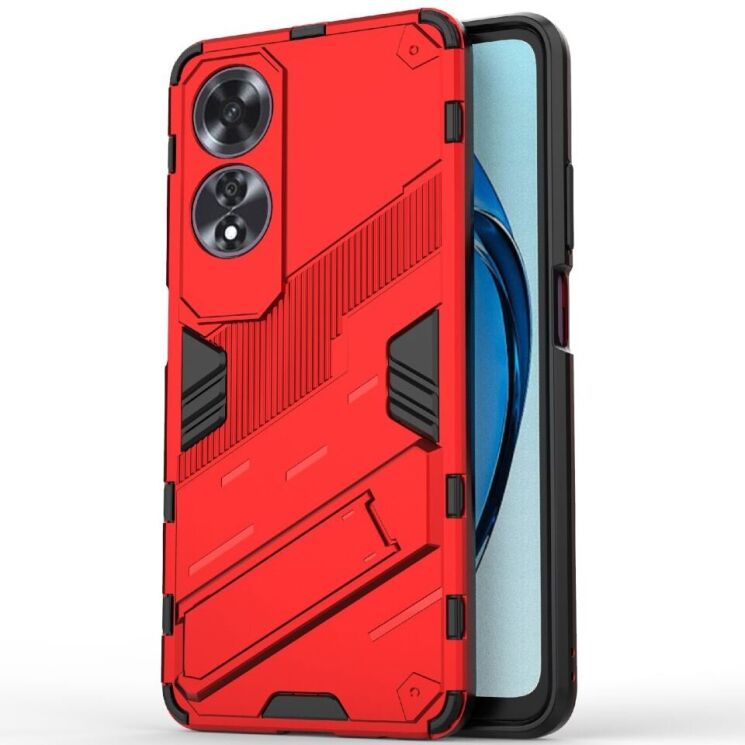 Защитный чехол Deexe Bibercas для OPPO A60 - Red: фото 2 из 8