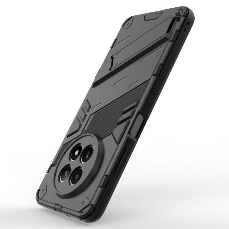 Захисний чохол Deexe Bibercas для Realme 12 5G - Black: фото 4 з 7