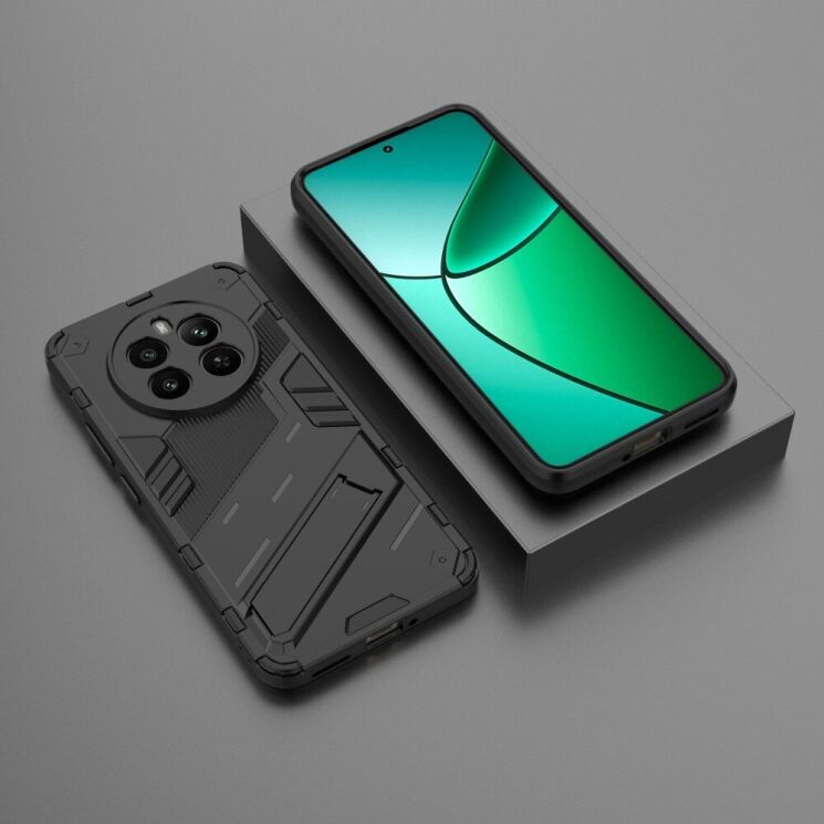 Захисний чохол Deexe Bibercas для Realme 12 / 12 Plus - Black: фото 4 з 5