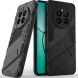Захисний чохол Deexe Bibercas для Realme 12 / 12 Plus - Black (355503B). Фото 1 з 5