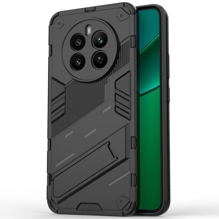 Захисний чохол Deexe Bibercas для Realme 12 / 12 Plus - Black: фото 2 з 5
