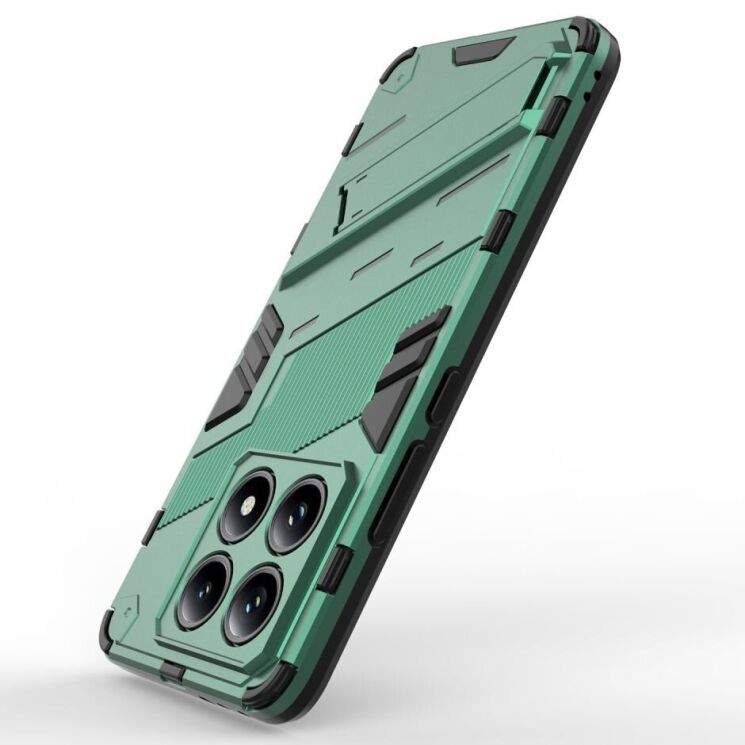 Захисний чохол Deexe Bibercas для Xiaomi 14T - Green: фото 3 з 6