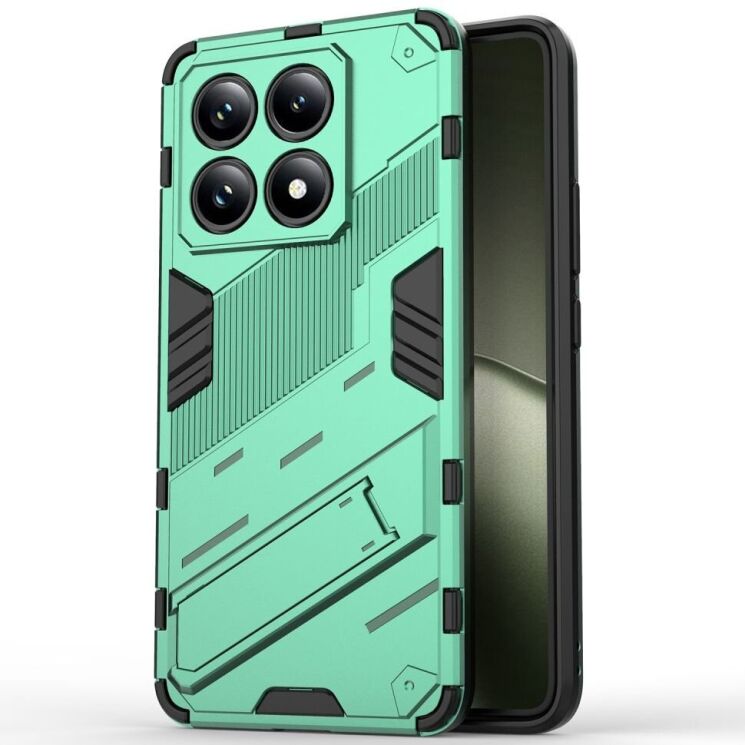 Захисний чохол Deexe Bibercas для Xiaomi 14T - Green: фото 1 з 6
