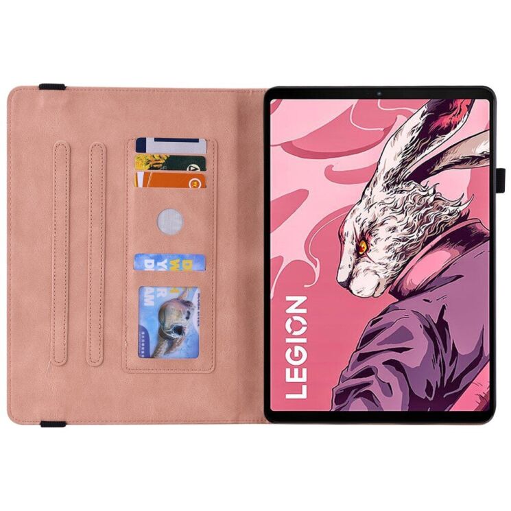 Защитный чехол Deexe Butterfly для Lenovo Legion Tab - Pink: фото 2 из 11