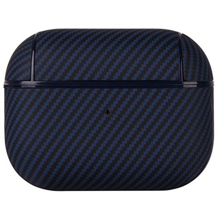 Захисний чохол Deexe Carbon Cover для Apple AirPods Pro 2 - Blue: фото 1 з 4