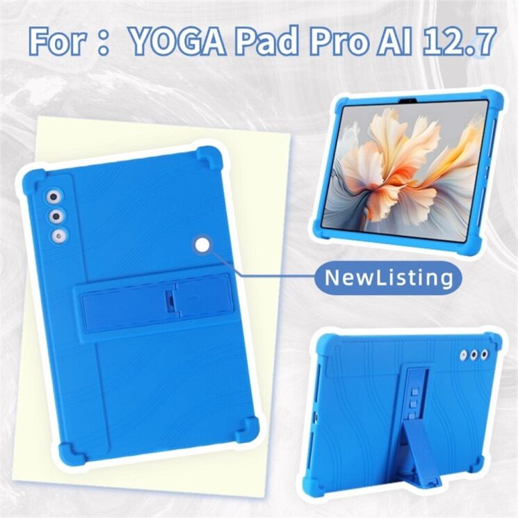 Захисний чохол Deexe Color AirBag для Lenovo Yoga Tab Plus - Dark Blue: фото 7 з 15
