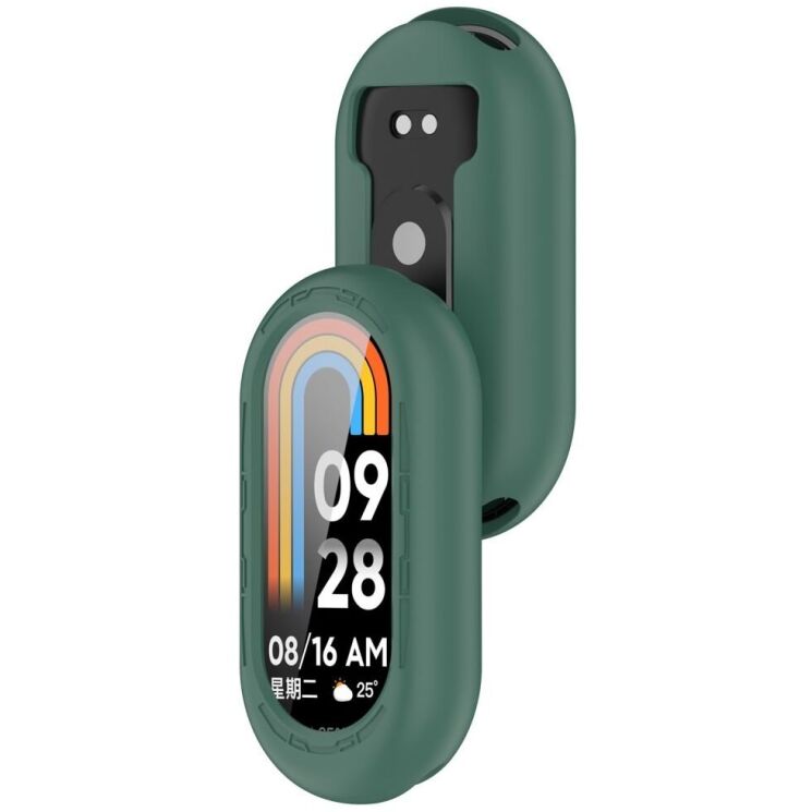 Защитный чехол Deexe Color Frame для Xiaomi Mi Smart Band 9 - Dark Green: фото 7 из 8