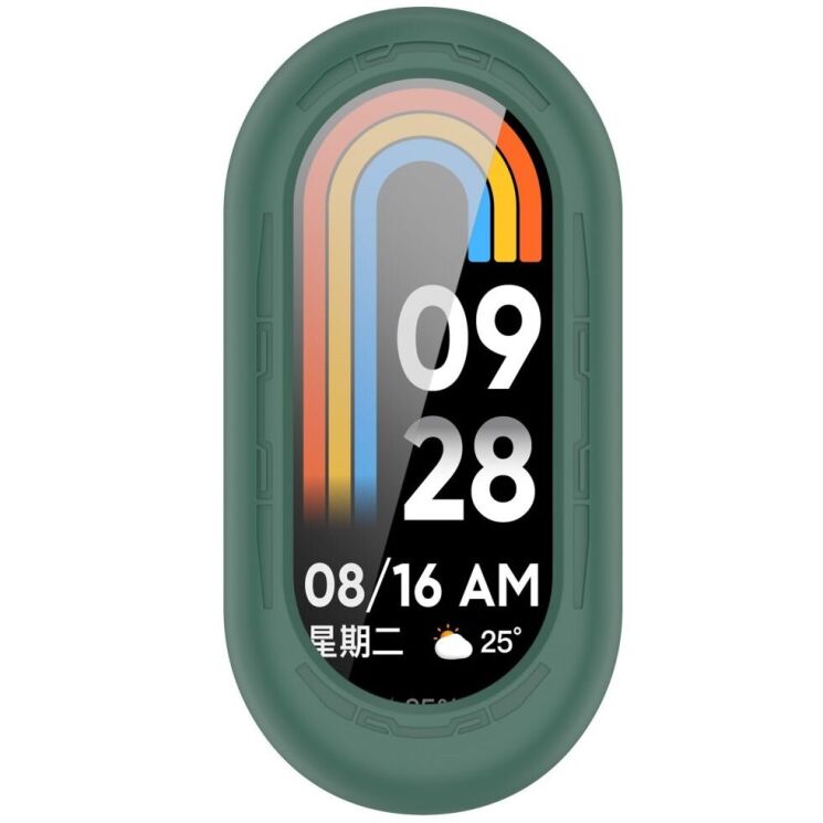 Защитный чехол Deexe Color Frame для Xiaomi Mi Smart Band 9 - Dark Green: фото 4 из 8