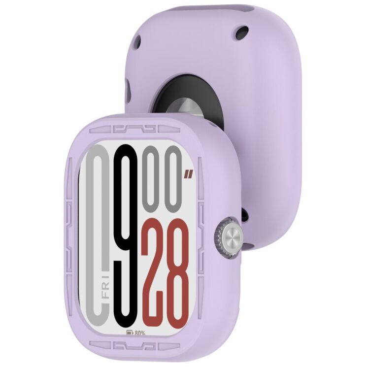 Защитный чехол Deexe Color Frame для Xiaomi Redmi Watch 5 - Purple: фото 3 из 8