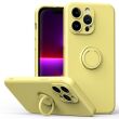 Защитный чехол Deexe Color Shell для Apple iPhone 14 Pro - Yellow (301374Y)