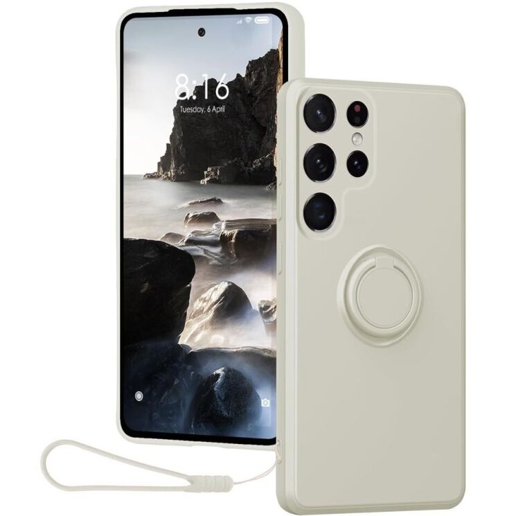 Защитный чехол Deexe Color Shell для Samsung Galaxy S24 Ultra (S928) - White: фото 1 из 7