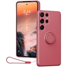 Защитный чехол Deexe Color Shell для Samsung Galaxy S25 Ultra (S938) - Red: фото 1 из 7