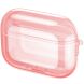 Защитный чехол Deexe Crystal Color для Apple AirPods Pro 3 - Transparent Pink (390132P). Фото 1 из 11