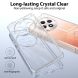 Защитный чехол Deexe Crystal Hybrid для OPPO Reno 12 F/FS - Transparent (360139T). Фото 4 из 7
