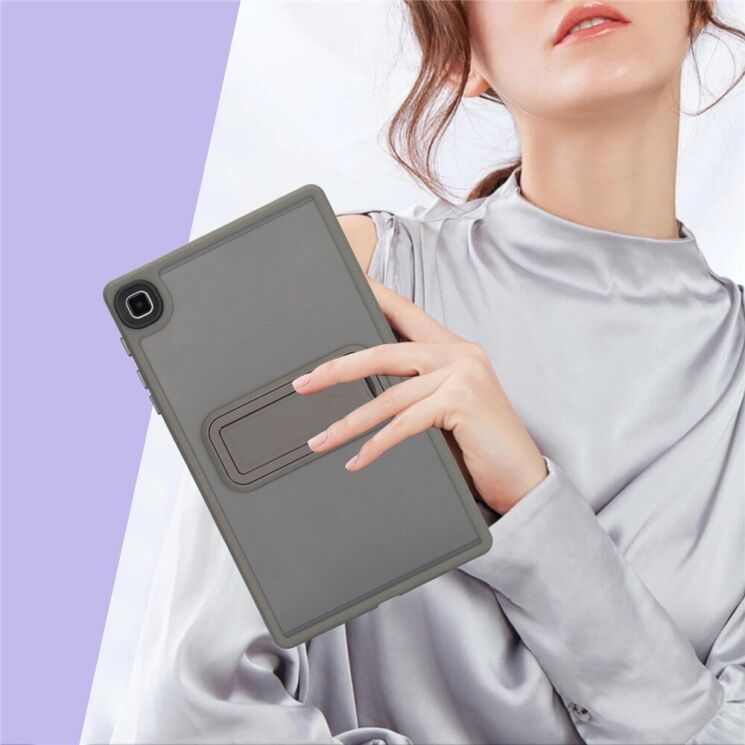 Захисний чохол Deexe Crystal Kickstand для Samsung Galaxy Tab A7 Lite (T220/T225) - Pink: фото 11 з 12