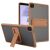 Захисний чохол Deexe Crystal Kickstand для Samsung Galaxy Tab A7 Lite (T220/T225) - Gold: фото 1 з 12