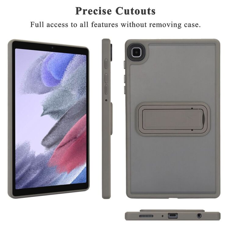 Захисний чохол Deexe Crystal Kickstand для Samsung Galaxy Tab A7 Lite (T220/T225) - Pink: фото 8 з 12